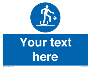 Custom Alighting from a toboggan to the right